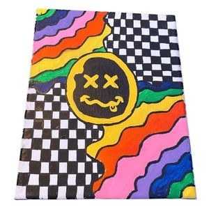 Hand-Crafted Smiley Face Painting